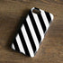 Black and White Geometric Stripes iPhone 7 Pro Case