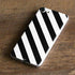 Black and White Geometric Stripes iPhone 7 Skin