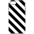 Black and White Geometric Stripes iPhone 8 Pro Case