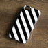 Black and White Geometric Stripes iPhone 8 Pro Case