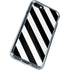 Black and White Geometric Stripes iPhone SE (2nd & 3rd Gen) Clear Case