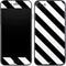 Black and White Geometric Stripes iPhone SE (2nd & 3rd Gen) Skin
