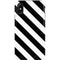 Black and White Geometric Stripes iPhone X Pro Case