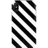 Black and White Geometric Stripes iPhone X Pro Case