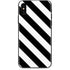 Black and White Geometric Stripes iPhone X Skin