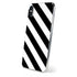Black and White Geometric Stripes iPhone X Skin