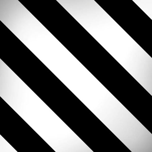 Black and White Geometric Stripes iPhone X Skin
