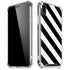 Black and White Geometric Stripes iPhone XR Clear Case