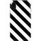 Black and White Geometric Stripes iPhone XR Pro Case
