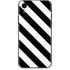 Black and White Geometric Stripes iPhone XR Skin