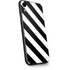 Black and White Geometric Stripes iPhone XR Skin