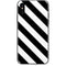 Black and White Geometric Stripes iPhone XS Max Skin