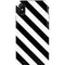 Black and White Geometric Stripes iPhone XS Pro Case