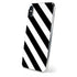 Black and White Geometric Stripes iPhone XS Skin
