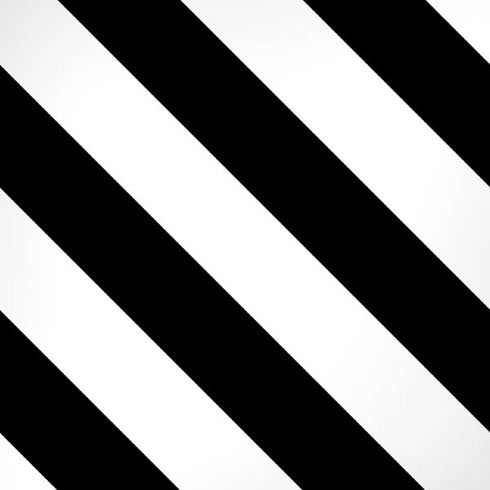 Black and White Geometric Stripes iPhone XS Skin