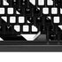 Black and White Geometric Stripes K95 RGB PLATINUM Mechanical Gaming Keyboard Skin