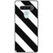 Black and White Geometric Stripes LG Stylo 6 Clear Case