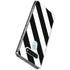 Black and White Geometric Stripes LG Stylo 6 Clear Case