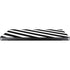 Black and White Geometric Stripes MacBook Pro 14in (2021-24) Skin