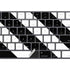 Black and White Geometric Stripes Magic Keyboard with Numeric Keypad Skin