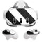 Black and White Geometric Stripes Meta Quest 3 Skin