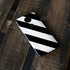 Black and White Geometric Stripes Moto E5 Plus Skin
