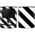 Black and White Geometric Stripes Motorola RAZR Skin