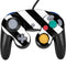 Black and White Geometric Stripes Nintendo GameCube Controller Skin