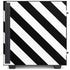 Black and White Geometric Stripes NZXT H510 Compact ATX Mid-Tower Case Skin