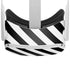 Black and White Geometric Stripes Oculus Quest 2 Skin