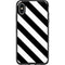 Black and White Geometric Stripes Otterbox Symmetry iPhone Skin