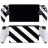Black and White Geometric Stripes PlayStation Portal Remote Player Skin