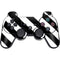 Black and White Geometric Stripes PS3 Dual Shock wireless controller Skin