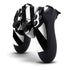 Black and White Geometric Stripes PS4 Controller Skin