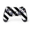 Black and White Geometric Stripes PS4 Controller Skin