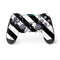 Black and White Geometric Stripes PS4 Pro/Slim Controller Skin