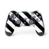 Black and White Geometric Stripes PS4 Pro/Slim Controller Skin