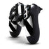 Black and White Geometric Stripes PS4 Pro/Slim Controller Skin