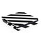 Black and White Geometric Stripes PS4 Slim Skin