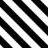 Black and White Geometric Stripes PS4 Slim Skin