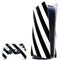 Black and White Geometric Stripes PS5 Bundle Skin