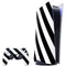 Black and White Geometric Stripes PS5 Digital Edition Bundle Skin