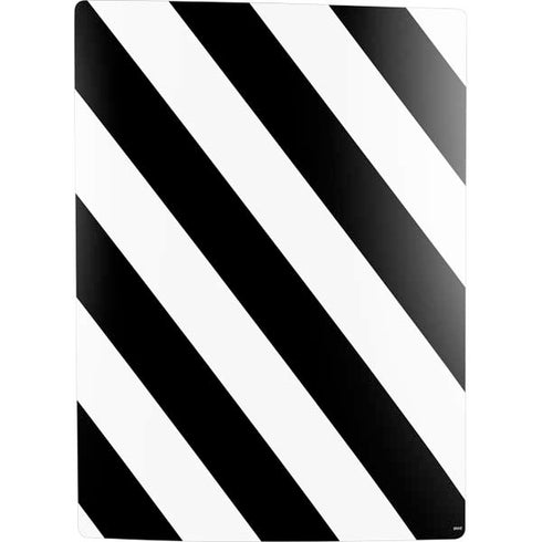 Black and White Geometric Stripes PS5 Digital Edition Bundle Skin