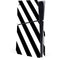 Black and White Geometric Stripes PS5 Slim Disk Console Skin