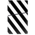 Black and White Geometric Stripes PS5 Slim Digital Edition Console Skin