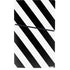 Black and White Geometric Stripes PS5 Slim Digital Edition Console Skin
