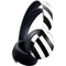 Black and White Geometric Stripes PULSE 3D Wireless Headset for PS5 Skin