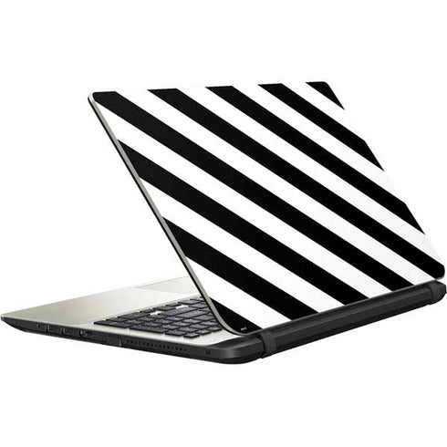 Black and White Geometric Stripes Satellite L50-B / S50-B Skin