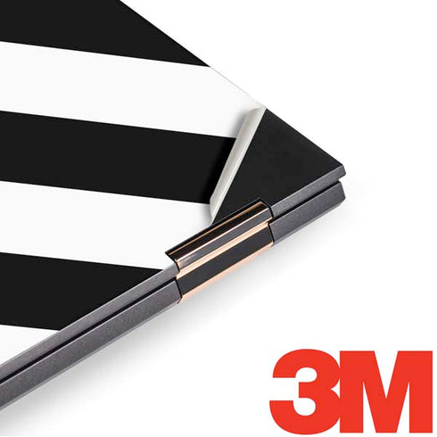 Black and White Geometric Stripes HP Spectre Skin