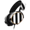 Black and White Geometric Stripes SteelSeries Arctis 5 Skin